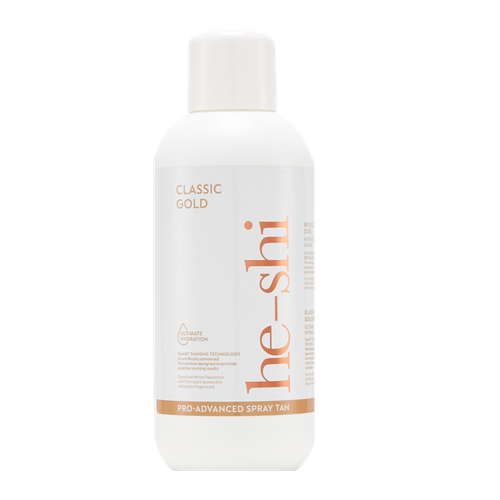 Classic Gold by He-Shi – Pro-Advanced Spray Tan for a Flawless Golden Glow