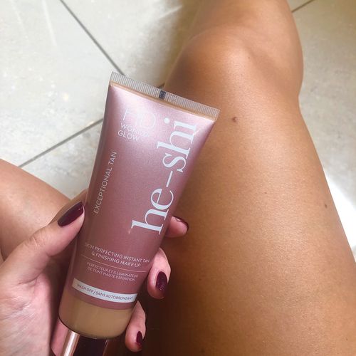 He-Shi HD Wonder Glow | Instant Body Makeup | Wash-Off Radiant Finish