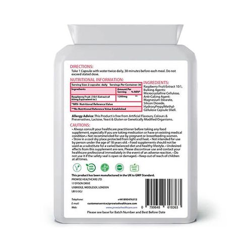 Prowise Raspberry Ketone – Natural Weight Management & Metabolism Booster