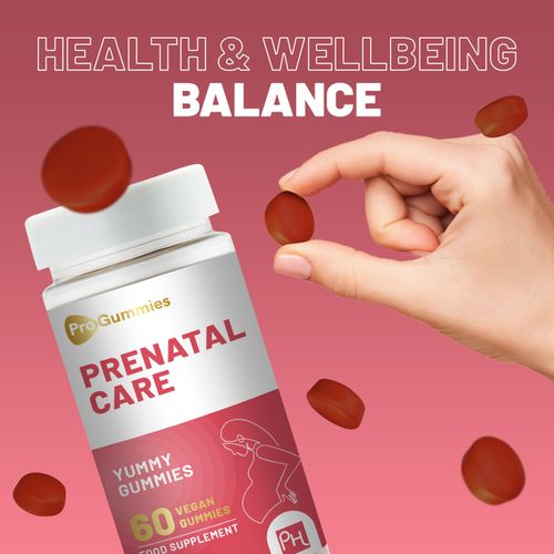 Prowise Prenatal Care Gummies | 60 Vegan Gummies | Essential Pregnancy Vitamins & Minerals