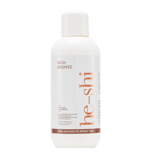 He-Shi Rich Bronze Spray Tan | Pro-Advanced Collection for a Deep, Flawless Glow