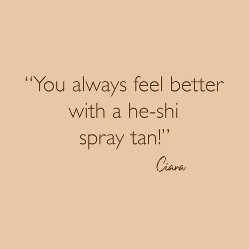 He-Shi Rich Bronze Spray Tan | Pro-Advanced Collection for a Deep, Flawless Glow