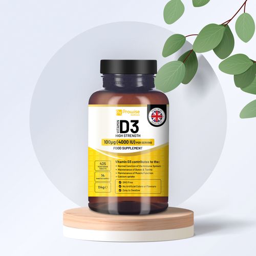 Prowise Vitamin D3 Vegetarian Tablets | Immune Support, Bone & Muscle Health