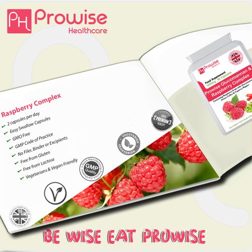 Prowise Glucomannan & Raspberry Complex – 60 Capsules | Natural Weight Management Support