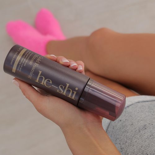 He-Shi Gold Foaming Mousse | Award-Winning, Streak-Free Medium Self-Tan