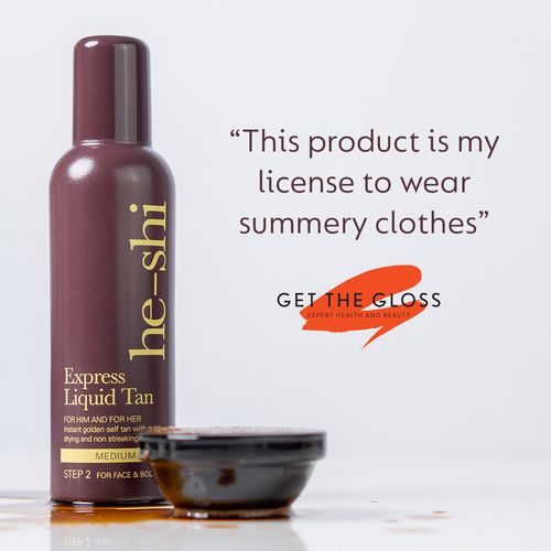 He-Shi Express Liquid Tan | Award-Winning, Fast-Drying & Streak-Free Self-Tan