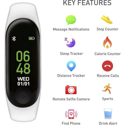 Slim & Stylish Smart Fitness Watch | Activity & Health Tracker