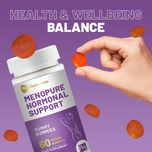 Prowise Menopure Hormonal Support Gummies | 60 Vegan Gummies | Natural Menopause & Perimenopause Support
