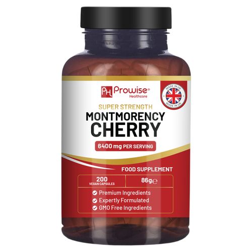 Prowise Super Strength Montmorency Cherry | 6400mg per Serving | 200 Vegan Capsules