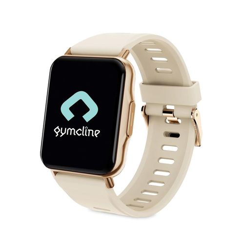 Gymcline Ciro Fitness Tracker w/ 25 Sports Modes & IP68 Water Protection, Cream