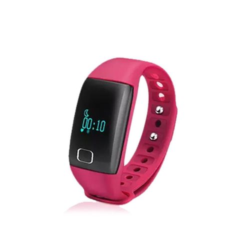 BaS-TeK T1 Waterproof Fitness Tracker with HRM – Pink