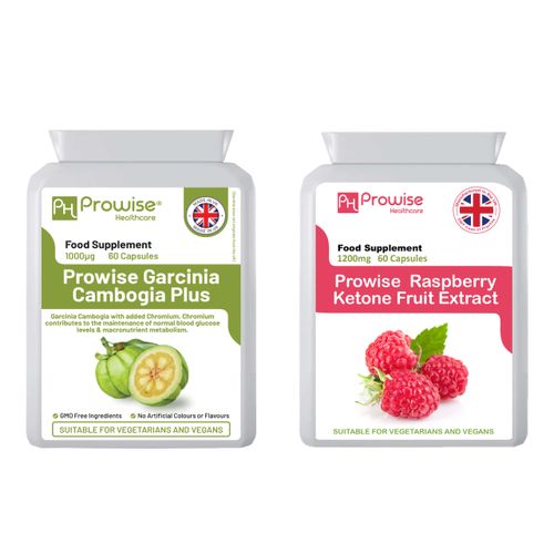 Raspberry Ketones + Garcinia Cambogia by Prowise Healthcare