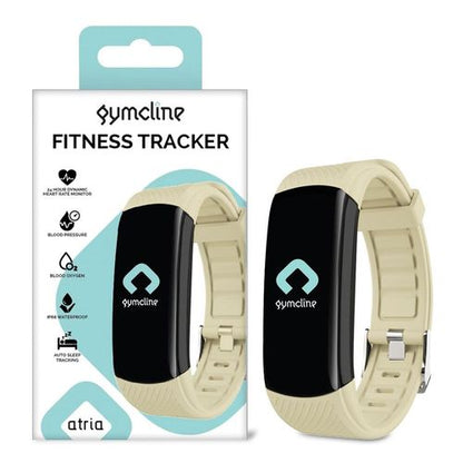 Gymcline Atria Fitness Tracker with 24H Daily Activity Tracking, Cream