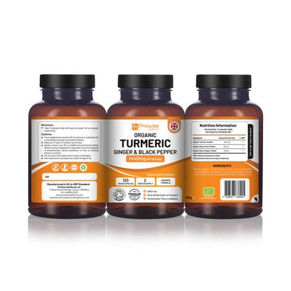 Turmeric Curcumin 1440mg with Black Pepper & Ginger